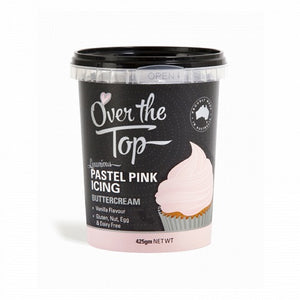 Over The Top Pastel Pink Buttercream Icing 425g