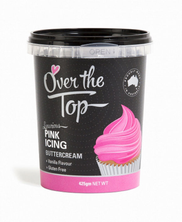 Over The Top Pink Buttercream Icing 425g