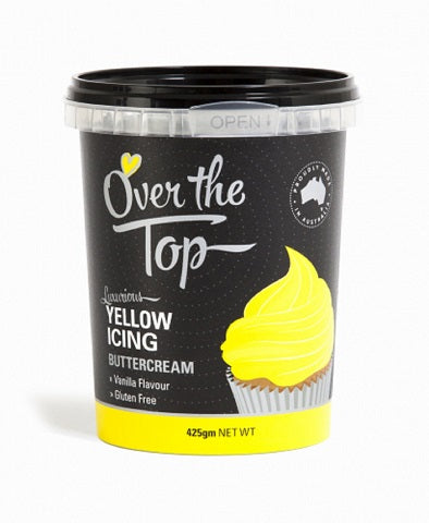 Over The Top Yellow Buttercream Icing 425g
