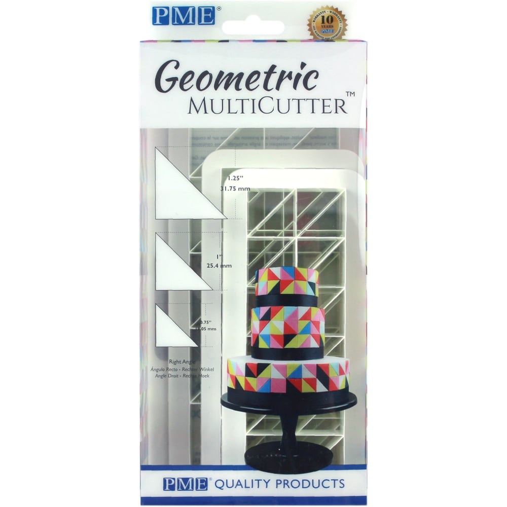 PME Geometric Right Angle Triangle Multicutter (set 3) | Cake Bake ...