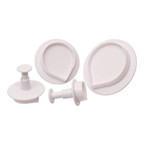 Petal Fondant Plunger cutter set of 4