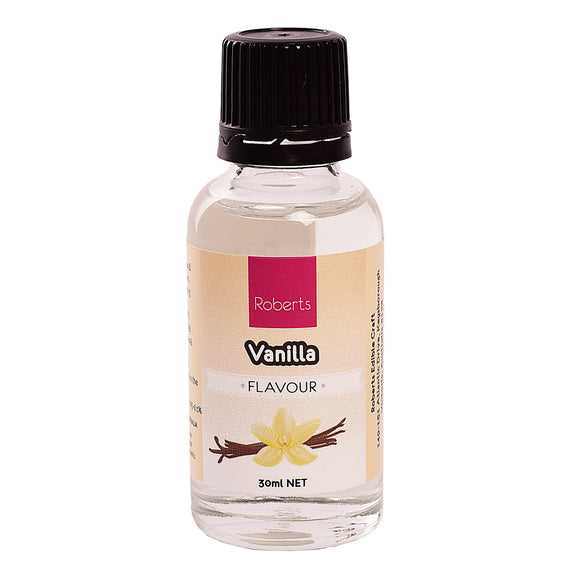 Roberts Edible Craft Clear Vanilla Flavour 30ml