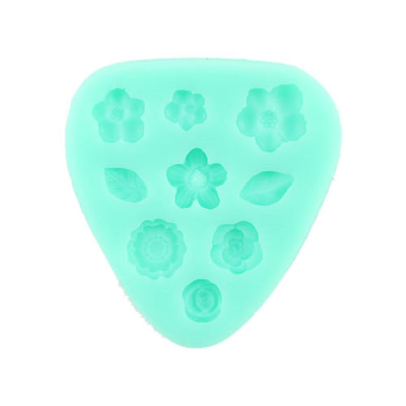 Mixed Flowers silicone mould