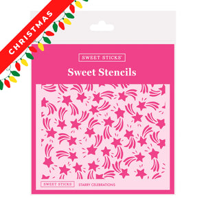 Sweet Sticks Starry Celebrations Stencil