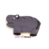 Hippo stainless steel cookie cutter 10.5cm