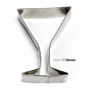 Martini Glass stainless steel cookie cutter 10cm