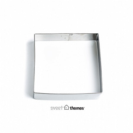 Square stainless steel cookie cutter 8.5cm