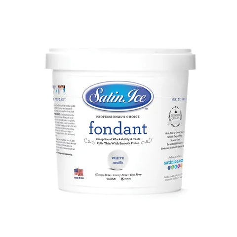 Satin Ice White / Vanilla Fondant 1kg