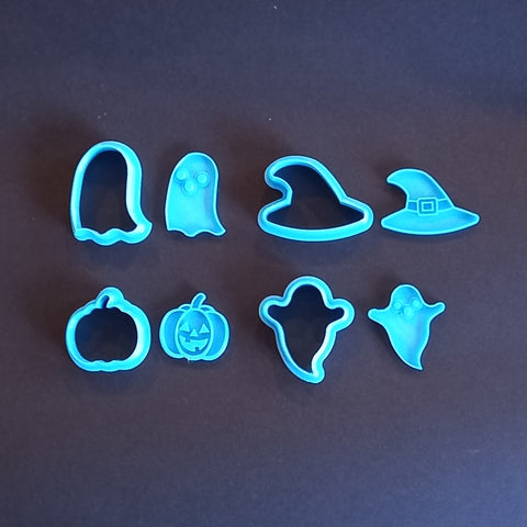 Mini Halloween cookie cutter & embosser set