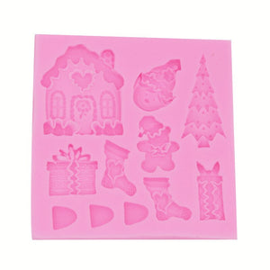 Christmas Friends Silicone Mould