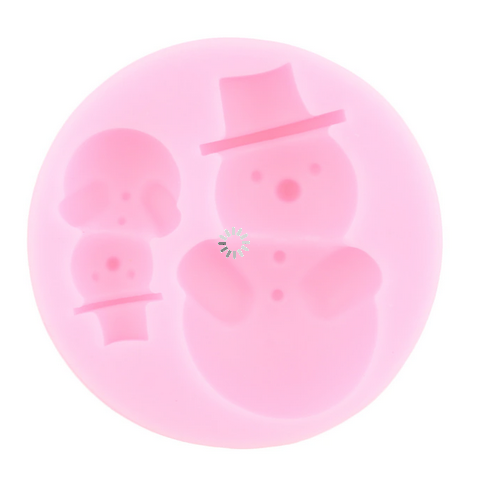 Christmas Snowman Silicone Mould
