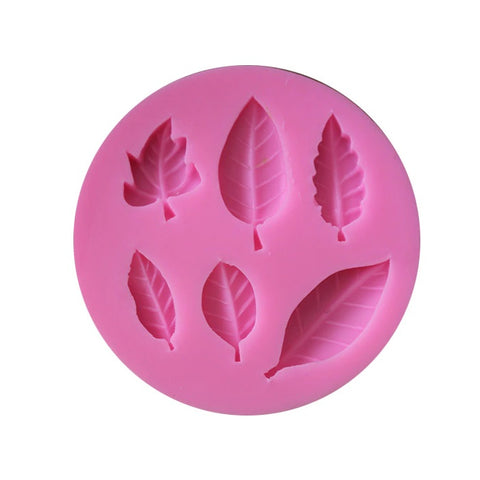 Assorted Leaves Silicone Mould