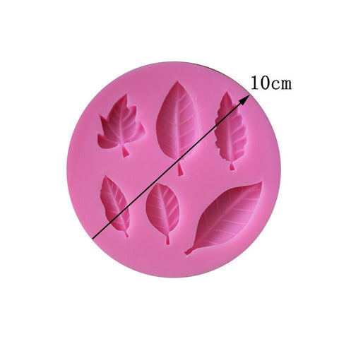 Mixed Leaves Silicone Mould