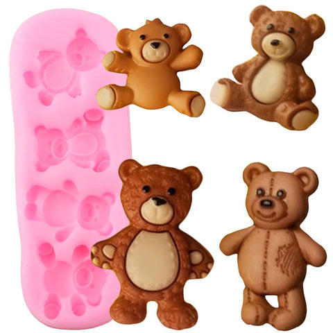 Teddy Bear Silicone Mould