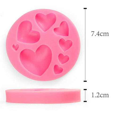 Mini Heart Silicone Mould