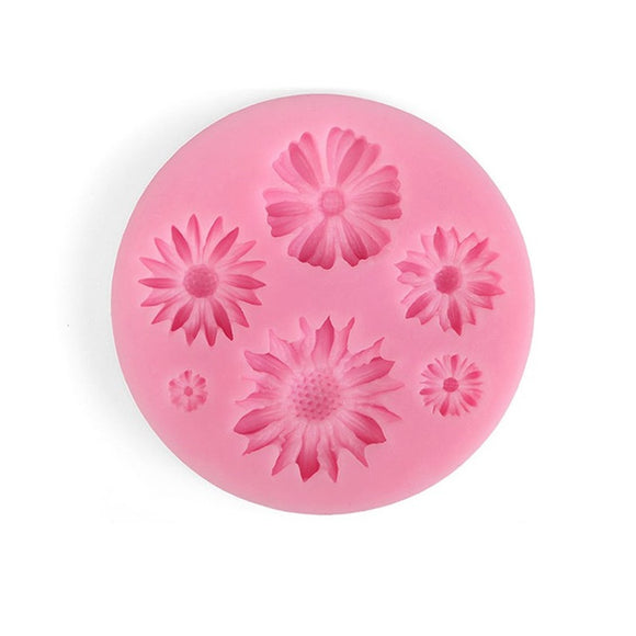 Assorted Flowers Silicone Mould