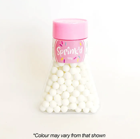 Sprink'd White Sugar Balls 8mm