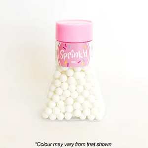 Sprink'd White Sugar Balls 8mm
