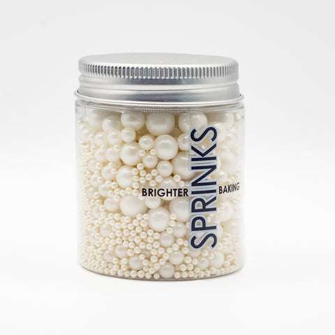 Sprinks Bubble Bubble Pearl White sprinkles 75g