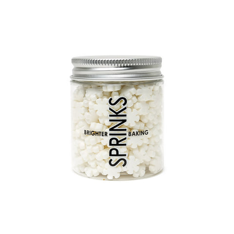 Sprinks White Snowflake sprinkles 60g