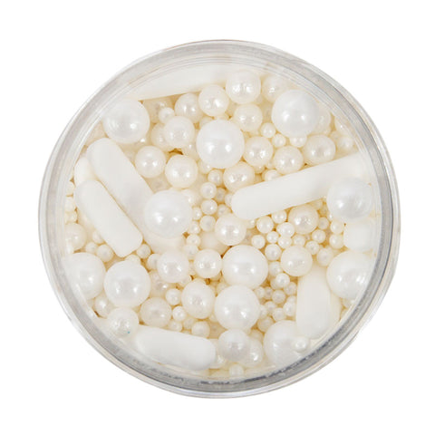 Sprinks Bubble & Bounce Pearl White sprinkles 75g