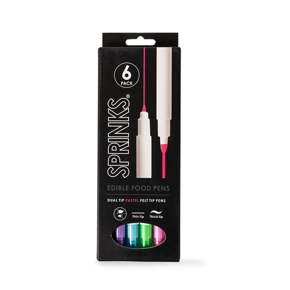 Sprinks PASTEL Edible Ink Pens (6 pack)