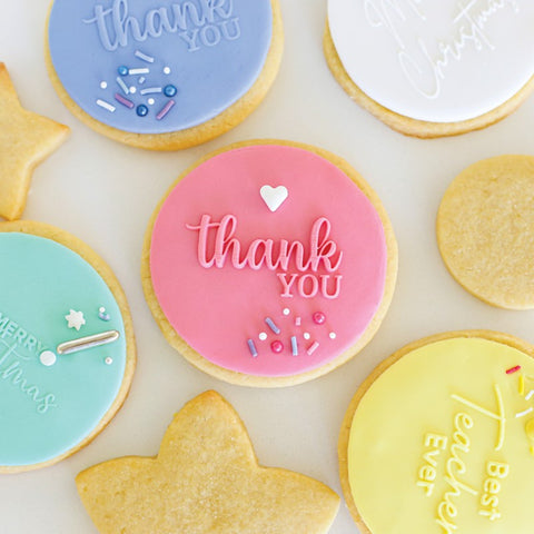 Sugar Crafty THANK YOU Pop / Embosser Stamp