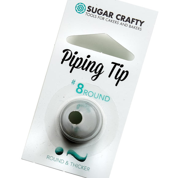 Sugar Crafty Round Piping Tip #8