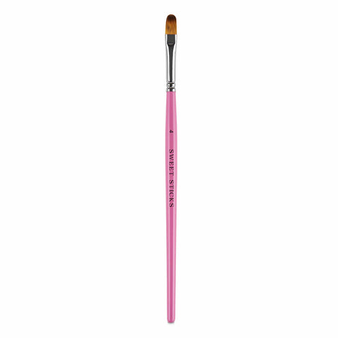 Sweet Sticks Filbert Paint Brush #4