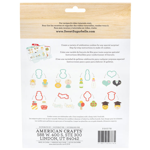 Sweet Sugarbelle Life Events Shape Shifter cookie cutter set