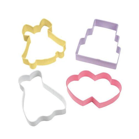 Wilton Wedding Cookie Cutter set 4