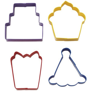 Wilton Party Cookie Cutter set of 4