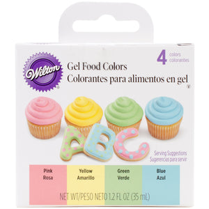 Wilton Pastel Gel Icing Colour set (4 pack)
