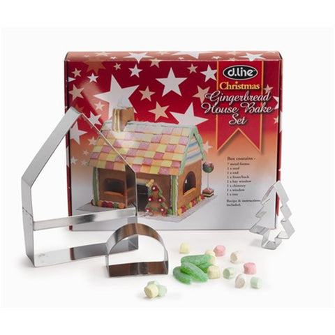 Gingerbread House Cutter Bake set