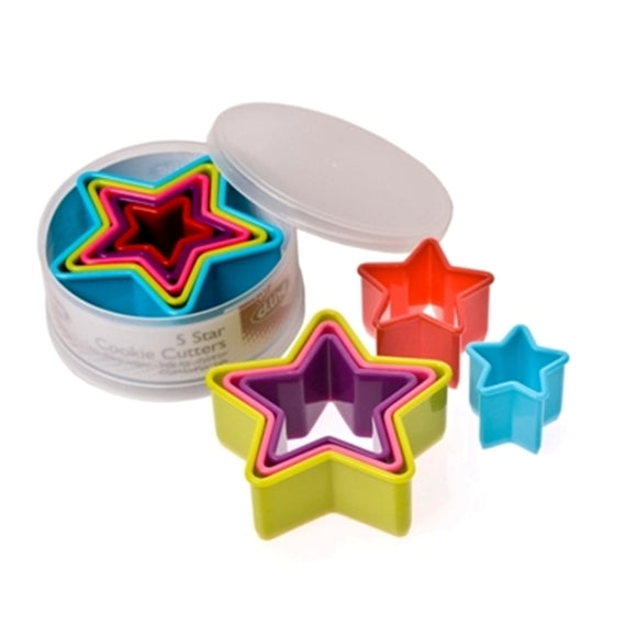 Star Cookie Cutter - set of 5